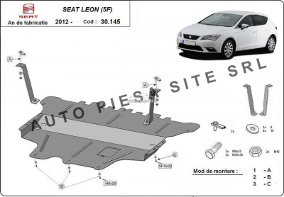 Scut metalic motor Seat Leon (5F1, 5F5, 5F8) fabricat incepand cu 2012 APS-30,145 foto