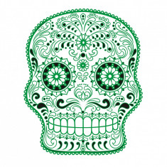 Sticker decorativ, Skull, 78 cm, 216STK-3