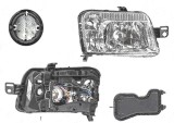 Far Fiat Panda (169), 09.2003-12.2012, fata, Dreapta, mufa cu 8 gauri; H4+PY21W+W5W; electric, BestAutoVest, Rapid