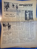 ziarul sportul popular 4 martie 1966 - romania - elvetia 4-3 la hochei