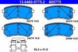 ATE 13.0460-5775.2 set placute frana,frana disc