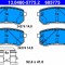 ATE 13.0460-5775.2 set placute frana,frana disc