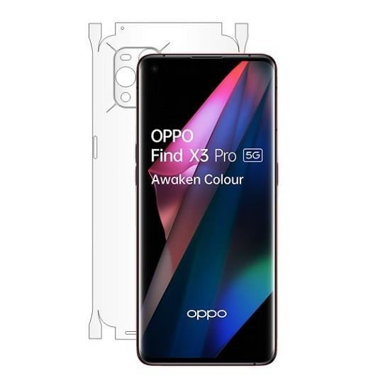 Folie Spate cu Laterale Compatibila cu Oppo Find X3 Pro - AntiSock Ultrarezistenta Autoregenerabila UHD Invizibila