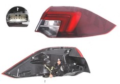 Stop spate lampa Opel Insignia, 03.2017-, spate, Dreapta, Tip faruri cu LED, Sedan, partea exterioara; LED+PY21W; cu suport becuri, AL (Automotive Li