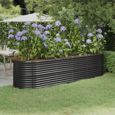Gossi strat inaltat gradina 296x80x68 cm otel vopsit electrostatic foto