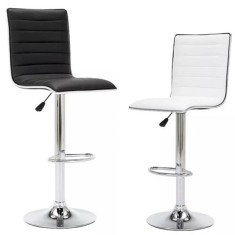 Scaun salon bar cu inaltime reglabila intre 64-84 cm, dimensiuni 116x44 cm foto