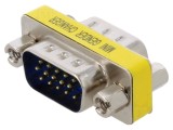 Conector adaptor D-Sub 15pin HD tată-tată