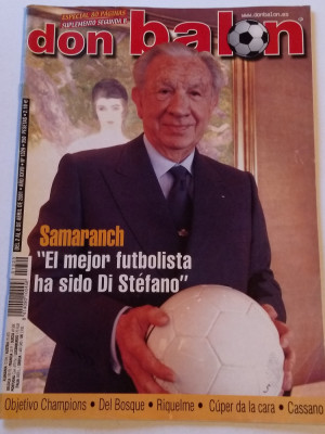 Revista fotbal - &amp;quot;DON BALON&amp;quot; (02.04.-08.04.2001) foto