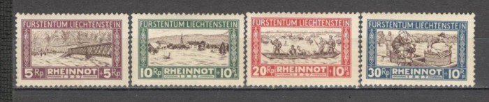 Liechtenstein.1928 Ajutor ptr. inundatie SL.8