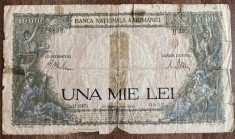 B11 75 - Bancnota oarte veche - Romania - 1000 lei - emisiune 10 septembrie 1941