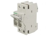 Separator cu Fuzibil D01 pentru Șină DIN 13A Poli: 1 N