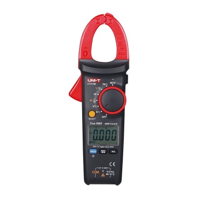 Cleste ampermetric UNI-T UT213A, 4A, 40A, 400A, LCD (4000), măsurare in suguranta &amp;icirc;n spații &amp;icirc;nguste foto