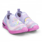 Pantofi Fete LED Bibi Space Wave 2.0 Unicorn 32 EU, Roz, BIBI Shoes