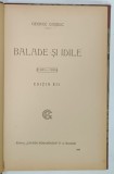 BALADE SI IDILE de GEORGE COSBUC , ANII '20