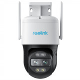 Camera de supraveghere Reolink TrackMix WiFi, 8MP, auto zoom tracking, detectare persoana/vehicul, vedere nocturna color, doua obiective