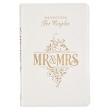 Gift Book Mr. &amp; Mrs. White Faux Leather