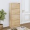 vidaXL Pantofar, stejar sonoma, 63x24x147 cm, lemn prelucrat 342543