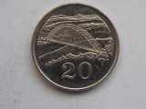 20 CENTS 1980 ZIMBABWE
