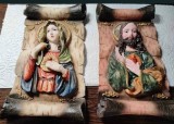 Lot vintage de 11 obiecte religioase