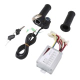 Controller 24V 250W trotineta electrica + acceleratie cu cheie kit complet motor perii