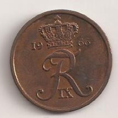 Moneda Danemarca - 5 Ore 1966
