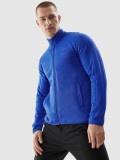Polar cu guler din materiale reciclate pentru bărbați - cobalt, 4F Sportswear