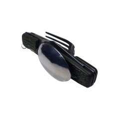 Briceag multifunctional pentru camping DEPOX&reg;, otel inoxidabil, 20 cm, negru