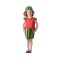 Costum Pepene verde pentru copii marime 98-104 cm