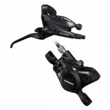 Frana disc hidraulica Shimano Altus,ST-EF505 BR-MT200 cu maneta de schimbator 8 viteze