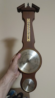 Barometric thermometru german foto