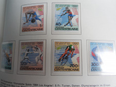 serie timbre Jocurile Olimpice JO nestampilate MNH Republica Centrafricana foto