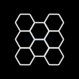 Cumpara ieftin Lumina LED Hexagonala , 8 Module 236x246CM - Garaj, Dormitor, Camera Gaming, Spatii Private