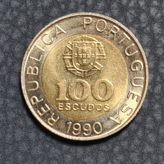 Portugalia 100 escudos 1990 Pedro Nunes