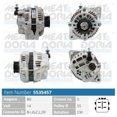 MEAT &amp; DORIA 5535457 Generator / Alternator