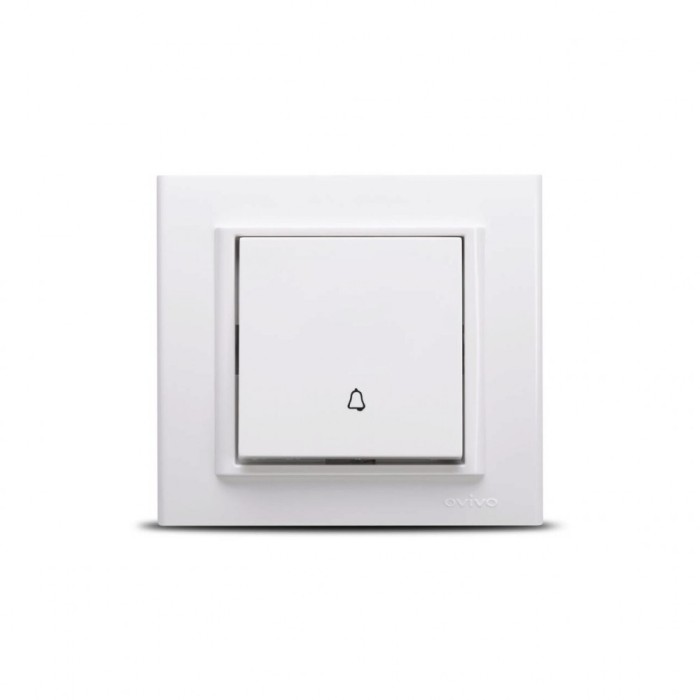Intrerupator Sonerie ST Alb Ovivo Mina