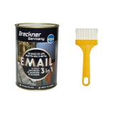 Vopsea email anticoroziva 3 in 1 Breckner Germany albastru 650, 2 kg, pentru metal, pe baza de apa