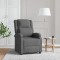 vidaXL Fotoliu rabatabil, gri &icirc;nchis, material textil 340182
