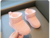 Cizme imblanite roz pentru fetite - Duck (Marime Disponibila: Marimea 25)