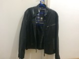 Geaca din piele barbati aviatrix dept disobey without damage neagra marime XL made in UK, Negru