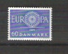 Denmark 1960 Europa CEPT, MNH AC.004, Nestampilat