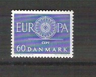 Denmark 1960 Europa CEPT, MNH AC.004