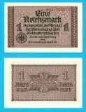 Germania (pick R136) 1 Reichsmark 1939 aUNC+; Bancnote folosite &icirc;n teritoriile ocupate
