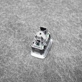 Comutator Mercedes-Benz GL X166 2013 A1668201310, Buton Start Stop, Aluminiu Argintiu, Garantie 12 Luni