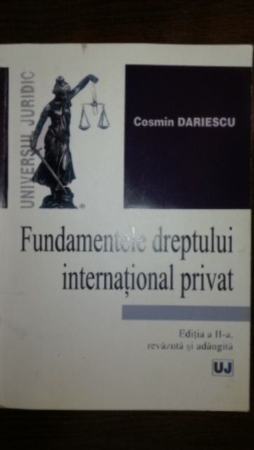 Fundamentele dreptului international privat-Cosmin Dariescu