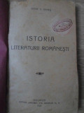 ISTORIA LITERATURII ROMANESTI-PETRE V. HANES