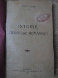 Istoria Literaturii Romanesti - Petre V. Hanes (1924) - Editura Ancora - Biografii, Literatura Romana