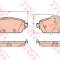 Set placute frana,frana disc OPEL CORSA E (2014 - 2016) TRW GDB2093