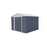 Cumpara ieftin Magazie de gradina pentru depozitare HECHT 12x10 PLUS, cadru si baza metalica, dimensiuni 355 x 291 x 214 cm