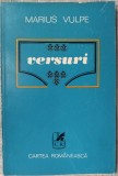 Cumpara ieftin MARIUS VULPE - VERSURI (editia princeps, 1979 / tiraj 690 ex.) [dedicatie / autograf pt. ANDREI si KLARA TAMAS BLAIER]