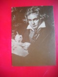 HOPCT 14821 LUDWIG VAN BEETHOVEN 1770-1827 -MUZICA / COMPOZITOR -PERSONALITATI -ROMANIA -NECIRCULATA